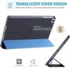 ProCase Slim Cover for iPad mini 5 Generation 2019/ Mini 4 3 2 1 (Old Model) 7.9 inch, Slim Soft TPU Back Cover Trifold Stand Folio Smart Case for iPad mini 5 4 3 2 1 -Pink(Navy)
