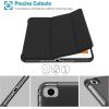 ProCase Slim Cover for iPad mini 5 Generation 2019/ Mini 4 3 2 1 (Old Model) 7.9 inch, Slim Soft TPU Back Cover Trifold Stand Folio Smart Case for iPad mini 5 4 3 2 1 -Pink(Black)