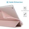 ProCase Slim Cover for iPad mini 5 Generation 2019/ Mini 4 3 2 1 (Old Model) 7.9 inch, Slim Soft TPU Back Cover Trifold Stand Folio Smart Case for iPad mini 5 4 3 2 1 -Pink(Pink)