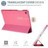 ProCase Smart Case for Galaxy Tab A11+ Plus/A9+ Plus 11 Inch, Slim Stand Hard Back Shell Protective Tablet Cover Folio Case for 11″ Galaxy Tab A11+ Plus 2025/A9+ Plus 2023 -Black(Melonpink-1)