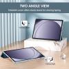 ProCase Smart Case for Galaxy Tab A11+ Plus/A9+ Plus 11 Inch, Slim Stand Hard Back Shell Protective Tablet Cover Folio Case for 11″ Galaxy Tab A11+ Plus 2025/A9+ Plus 2023 -Black(Blue-1)