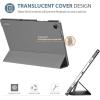 ProCase Smart Case for Galaxy Tab A11+ Plus/A9+ Plus 11 Inch, Slim Stand Hard Back Shell Protective Tablet Cover Folio Case for 11″ Galaxy Tab A11+ Plus 2025/A9+ Plus 2023 -Black(Gray)