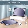 ProCase Smart Case for Galaxy Tab A11+ Plus/A9+ Plus 11 Inch, Slim Stand Hard Back Shell Protective Tablet Cover Folio Case for 11″ Galaxy Tab A11+ Plus 2025/A9+ Plus 2023 -Black(Lightpurple-1)