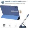 ProCase Smart Case for Galaxy Tab A11+ Plus/A9+ Plus 11 Inch, Slim Stand Hard Back Shell Protective Tablet Cover Folio Case for 11″ Galaxy Tab A11+ Plus 2025/A9+ Plus 2023 -Black(Dark Blue)