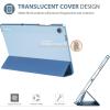 ProCase Smart Case for Galaxy Tab A11+ Plus/A9+ Plus 11 Inch, Slim Stand Hard Back Shell Protective Tablet Cover Folio Case for 11″ Galaxy Tab A11+ Plus 2025/A9+ Plus 2023 -Black(Blue-1)