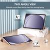 ProCase Smart Case for Galaxy Tab A11+ Plus/A9+ Plus 11 Inch, Slim Stand Hard Back Shell Protective Tablet Cover Folio Case for 11″ Galaxy Tab A11+ Plus 2025/A9+ Plus 2023 -Black(Rosegold-1)