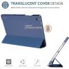 ProCase Smart Case for Galaxy Tab A11+ Plus/A9+ Plus 11 Inch, Slim Stand Hard Back Shell Protective Tablet Cover Folio Case for 11″ Galaxy Tab A11+ Plus 2025/A9+ Plus 2023 -Black(Navy-1)