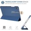 ProCase Smart Case for Galaxy Tab A11+ Plus/A9+ Plus 11 Inch, Slim Stand Hard Back Shell Protective Tablet Cover Folio Case for 11″ Galaxy Tab A11+ Plus 2025/A9+ Plus 2023 -Black(Darkblue-1)