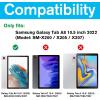 ProCase Smart Case for Galaxy Tab A8 10.5, Slim Stand Hard Back Shell Protective Smart Cover Case for Galaxy Tab A8 10.5 Inch 2022 SM-X200 X205 X207 -SkyBlue(Black-1)
