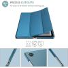 ProCase Smart Case for Galaxy Tab A8 10.5, Slim Stand Hard Back Shell Protective Smart Cover Case for Galaxy Tab A8 10.5 Inch 2022 SM-X200 X205 X207 -SkyBlue(Teal-1)