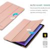 ProCase Smart Case for Galaxy Tab A8 10.5, Slim Stand Hard Back Shell Protective Smart Cover Case for Galaxy Tab A8 10.5 Inch 2022 SM-X200 X205 X207 -SkyBlue(Rosegold-1)