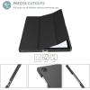 ProCase Smart Case for Galaxy Tab A8 10.5, Slim Stand Hard Back Shell Protective Smart Cover Case for Galaxy Tab A8 10.5 Inch 2022 SM-X200 X205 X207 -SkyBlue(Black-1)