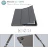 ProCase Smart Case for Galaxy Tab A8 10.5, Slim Stand Hard Back Shell Protective Smart Cover Case for Galaxy Tab A8 10.5 Inch 2022 SM-X200 X205 X207 -SkyBlue(Grey-1)