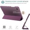 ProCase Smart Case for Galaxy Tab A8 10.5, Slim Stand Hard Back Shell Protective Smart Cover Case for Galaxy Tab A8 10.5 Inch 2022 SM-X200 X205 X207 -SkyBlue(Purple-1)
