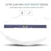 ProCase Smart Case for Galaxy Tab A8 10.5, Slim Stand Hard Back Shell Protective Smart Cover Case for Galaxy Tab A8 10.5 Inch 2022 SM-X200 X205 X207 -SkyBlue(Navy-1)