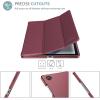 ProCase Smart Case for Galaxy Tab A8 10.5, Slim Stand Hard Back Shell Protective Smart Cover Case for Galaxy Tab A8 10.5 Inch 2022 SM-X200 X205 X207 -SkyBlue(Wine-1)