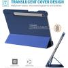 ProCase Smart Case for Galaxy Tab S10 Lite/S10 FE/S9 FE 10.9 Inch with S Pen Holder, Slim Trifold Stand Folio Hard Back Shell Protective Cover for 10.9″ Galaxy Tab S10 Lite/S10 FE/S9 FE -Black(Navy)