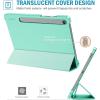 ProCase Smart Case for Galaxy Tab S10 Lite/S10 FE/S9 FE 10.9 Inch with S Pen Holder, Slim Trifold Stand Folio Hard Back Shell Protective Cover for 10.9″ Galaxy Tab S10 Lite/S10 FE/S9 FE -Black(Mint)