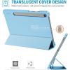 ProCase Smart Case for Galaxy Tab S10 Lite/S10 FE/S9 FE 10.9 Inch with S Pen Holder, Slim Trifold Stand Folio Hard Back Shell Protective Cover for 10.9″ Galaxy Tab S10 Lite/S10 FE/S9 FE -Black(Sky)