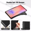 ProCase Smart Case for Galaxy Tab S10 Lite/S10 FE/S9 FE 10.9-Inch with S Pen Holder, Trifold Stand Folio Cover with Soft TPU Back for 10.9″ Galaxy Tab S10 Lite/S10 FE/S9 FE -Mgreen(Black)