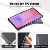 ProCase Smart Case for Galaxy Tab S10 Lite/S10 FE/S9 FE 10.9-Inch with S Pen Holder, Trifold Stand Folio Cover with Soft TPU Back for 10.9″ Galaxy Tab S10 Lite/S10 FE/S9 FE -Mgreen(Gray)