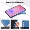 ProCase Smart Case for Galaxy Tab S10 Lite/S10 FE/S9 FE 10.9-Inch with S Pen Holder, Trifold Stand Folio Cover with Soft TPU Back for 10.9″ Galaxy Tab S10 Lite/S10 FE/S9 FE -Mgreen(Blue)