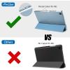 ProCase Smart Case for Galaxy Tab a7 10.4 Inch 2022 2020 (SM-T509 T500 T503 T505 T507), Protective Stand Case Hard Shell Cover for 10.4 Inch Galaxy Tab a7 10.4 -Black(Skyblue)