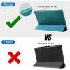 ProCase Smart Case for Galaxy Tab a7 10.4 Inch 2022 2020 (SM-T509 T500 T503 T505 T507), Protective Stand Case Hard Shell Cover for 10.4 Inch Galaxy Tab a7 10.4 -Black(Emerald)