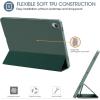 ProCase Smart Case for Samsung Galaxy Tab S11 11-Inch 2025 (SM-X730/SM-X736B) with S Pen Holder, Tri-Fold Stand Cover with Soft TPU Back, Auto Wake/Sleep -Black(Mgreen)