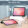 ProCase Smart Case for Samsung Galaxy Tab S11 11-Inch 2025 (SM-X730/SM-X736B) with S Pen Holder, Tri-Fold Stand Cover with Soft TPU Back, Auto Wake/Sleep -Black(Mgreen)