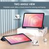 ProCase Smart Case for Samsung Galaxy Tab S11 11-Inch 2025 (SM-X730/SM-X736B) with S Pen Holder, Tri-Fold Stand Cover with Soft TPU Back, Auto Wake/Sleep -Black(Navy)