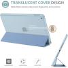 ProCase Smart Case for iPad 9.7 Inch iPad 6th/5th Generation 2018 2017(Model: A1893 A1954 A1822 A1823), Ultra Slim Lightweight Stand Cover with Translucent Frosted Back -Black(Skyblue)