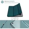 ProCase Smart Case for iPad 9.7 Inch iPad 6th/5th Generation 2018 2017(Model: A1893 A1954 A1822 A1823), Ultra Slim Lightweight Stand Cover with Translucent Frosted Back -Black(Emerald)