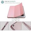 ProCase Smart Case for iPad 9.7 Inch iPad 6th/5th Generation 2018 2017(Model: A1893 A1954 A1822 A1823), Ultra Slim Lightweight Stand Cover with Translucent Frosted Back -Black(Pink)