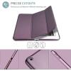 ProCase Smart Case for iPad 9.7 Inch iPad 6th/5th Generation 2018 2017(Model: A1893 A1954 A1822 A1823), Ultra Slim Lightweight Stand Cover with Translucent Frosted Back -Black(Purple)