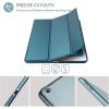 ProCase Smart Case for iPad 9.7 Inch iPad 6th/5th Generation 2018 2017(Model: A1893 A1954 A1822 A1823), Ultra Slim Lightweight Stand Cover with Translucent Frosted Back -Black(Teal)