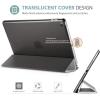 ProCase Smart Case for iPad 9.7 Inch iPad 6th/5th Generation 2018 2017(Model: A1893 A1954 A1822 A1823), Ultra Slim Lightweight Stand Cover with Translucent Frosted Back -Black(Whitemarble)