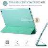 ProCase Smart Case for iPad 9.7 Inch iPad 6th/5th Generation 2018 2017(Model: A1893 A1954 A1822 A1823), Ultra Slim Lightweight Stand Cover with Translucent Frosted Back -Black(Mint)