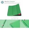 ProCase Smart Case for iPad 9.7 Inch iPad 6th/5th Generation 2018 2017(Model: A1893 A1954 A1822 A1823), Ultra Slim Lightweight Stand Cover with Translucent Frosted Back -Black(Green)