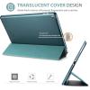 ProCase Smart Case for iPad 9.7 Inch iPad 6th/5th Generation 2018 2017(Model: A1893 A1954 A1822 A1823), Ultra Slim Lightweight Stand Cover with Translucent Frosted Back -Black(Teal)