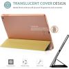 ProCase Smart Case for iPad 9.7 Inch iPad 6th/5th Generation 2018 2017(Model: A1893 A1954 A1822 A1823), Ultra Slim Lightweight Stand Cover with Translucent Frosted Back -Black(RoseGold)
