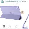 ProCase Smart Case for iPad 9.7 Inch iPad 6th/5th Generation 2018 2017(Model: A1893 A1954 A1822 A1823), Ultra Slim Lightweight Stand Cover with Translucent Frosted Back -Black(Lightpurple)