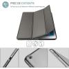 ProCase Smart Case for iPad 9.7 Inch iPad 6th/5th Generation 2018 2017(Model: A1893 A1954 A1822 A1823), Ultra Slim Lightweight Stand Cover with Translucent Frosted Back -Black(Metallic)