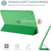 ProCase Smart Case for iPad 9.7 Inch iPad 6th/5th Generation 2018 2017(Model: A1893 A1954 A1822 A1823), Ultra Slim Lightweight Stand Cover with Translucent Frosted Back -Black(Green)