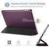 ProCase Smart Case for iPad 9.7 Inch iPad 6th/5th Generation 2018 2017(Model: A1893 A1954 A1822 A1823), Ultra Slim Lightweight Stand Cover with Translucent Frosted Back -Black(Purple)