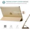ProCase Smart Case for iPad 9.7 Inch iPad 6th/5th Generation 2018 2017(Model: A1893 A1954 A1822 A1823), Ultra Slim Lightweight Stand Cover with Translucent Frosted Back -Black(Gold)