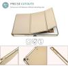 ProCase Smart Case for iPad 9.7 Inch iPad 6th/5th Generation 2018 2017(Model: A1893 A1954 A1822 A1823), Ultra Slim Lightweight Stand Cover with Translucent Frosted Back -Black(Gold)