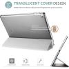 ProCase Smart Case for iPad 9.7 Inch iPad 6th/5th Generation 2018 2017(Model: A1893 A1954 A1822 A1823), Ultra Slim Lightweight Stand Cover with Translucent Frosted Back -Black(White)
