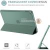 ProCase Smart Case for iPad 9.7 Inch iPad 6th/5th Generation 2018 2017(Model: A1893 A1954 A1822 A1823), Ultra Slim Lightweight Stand Cover with Translucent Frosted Back -Black(Mgreen)