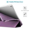 ProCase Smart Case for iPad 9.7 Inch iPad 6th/5th Generation, iPad Air 2/Air 1, Slim Soft TPU Stand Smart Cover for iPad 9.7 2018 2017 Model iPad Air 2 Air 1 -Purple(Purple)